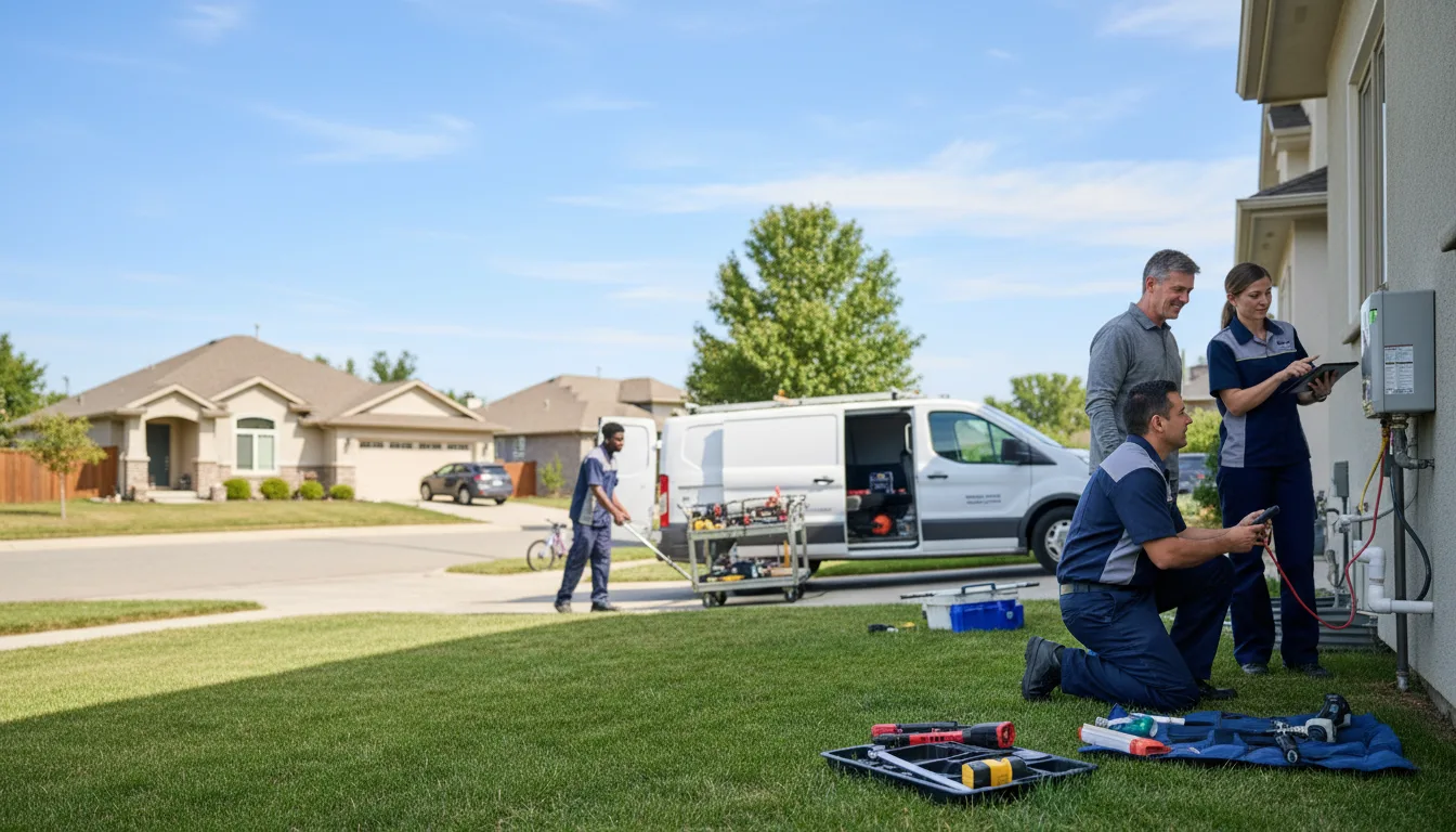 Tankless water heater service in Hancock, WI